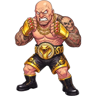 Hardcore opponent in KO Million – The Snake